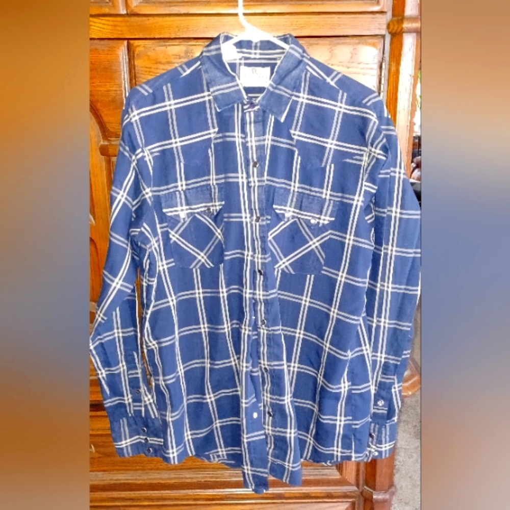 Plaid button up shirt